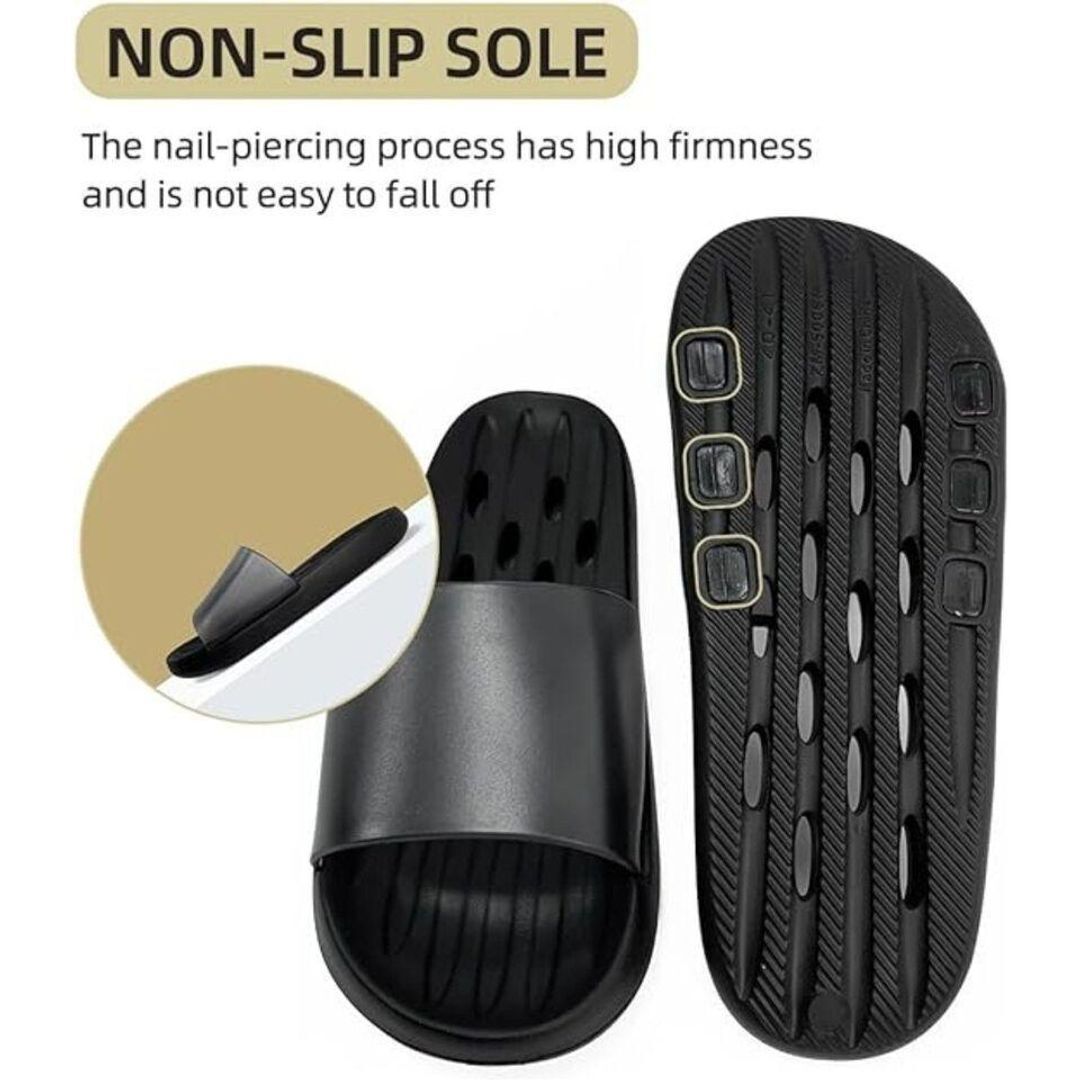 Shower Shoes Quick Drying Non-Slip Women Men Shower Sandals Slippers With Holes