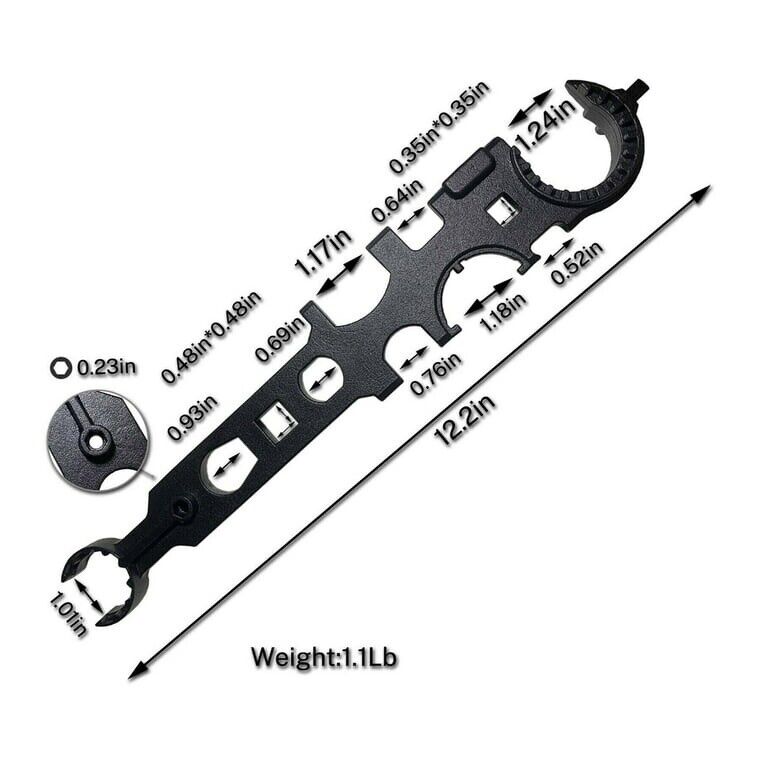 Spanner Wrench Nut Removal. Plumbing/Fishing/Pipe Fitting Multifunctional Tool