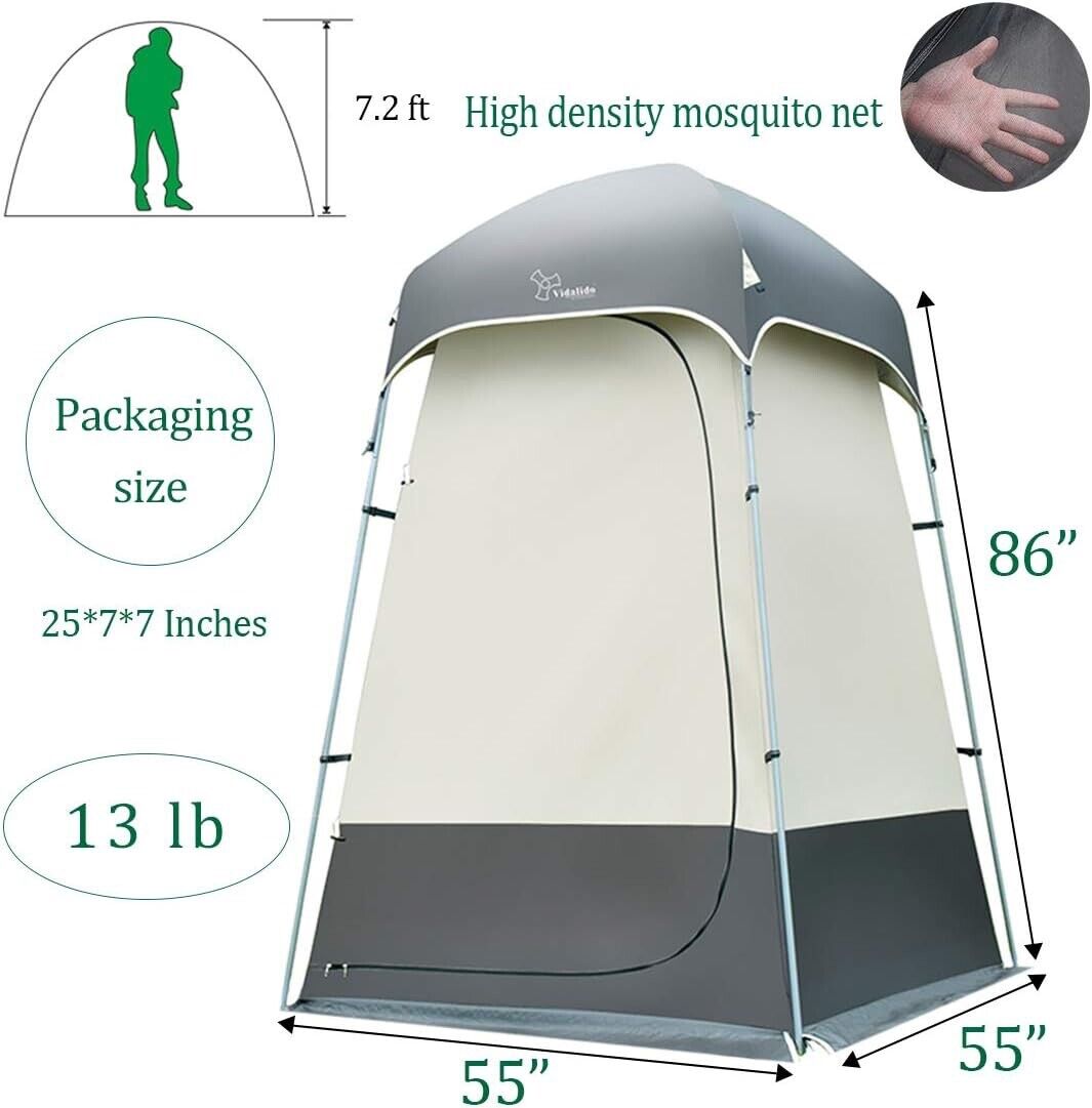 Shower Tent Changing Room Outdoor Toilet Privacy Pop Up Camping Dressing Shelter