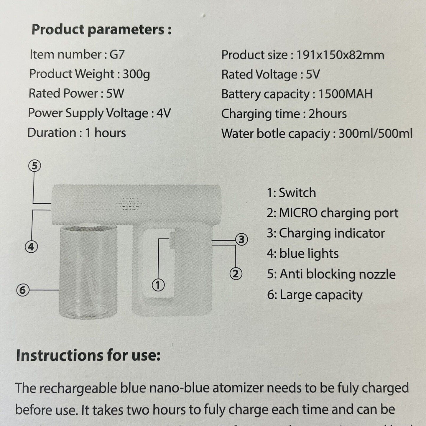 Electric Sprayer Rechargeable for ORTHO HOME DEFENSE INSECT KILLER