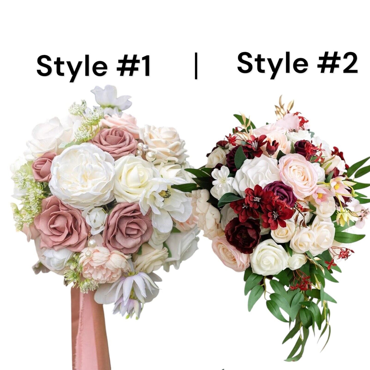 13in Rose Bouquet Home Décor Artificial Flowers Graduations, Performances, Birthdays, Proposals, Baby Showers, Weddings Home Décor, Dining Tables, Offices,Bedrooms