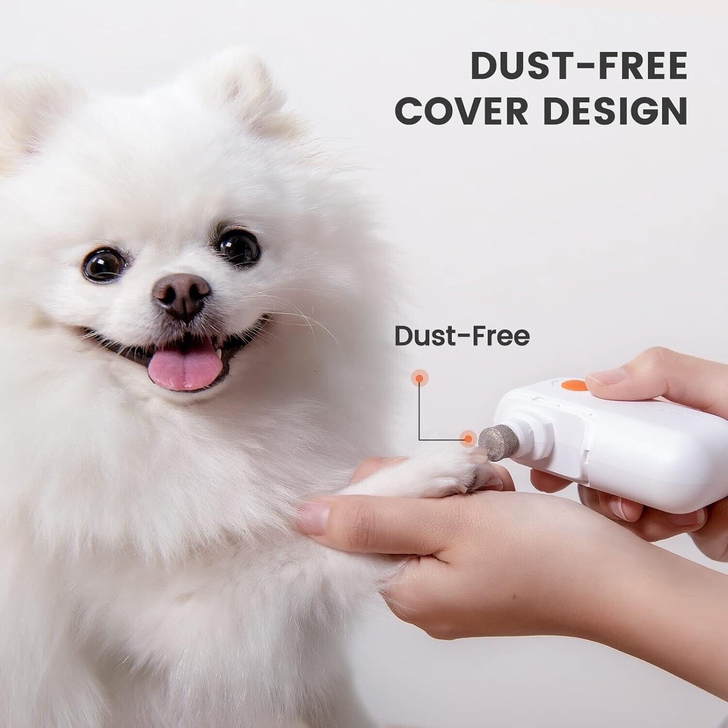 Dog Nail Grinder Upgraded - Professional Pet Nail Not For Large Dog