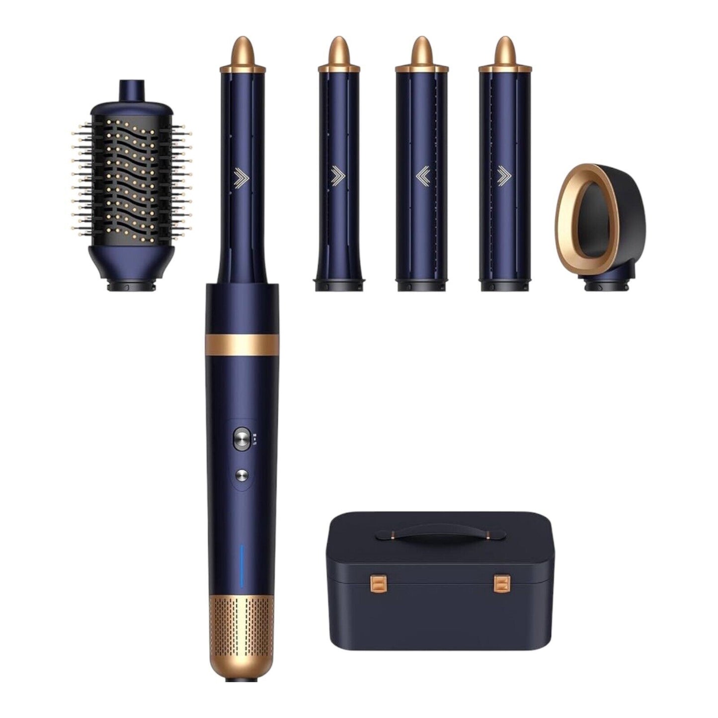 Original $269- 6 in 1 Hair Styler Set: High-Speed Ionic Dryer, Curling Wand