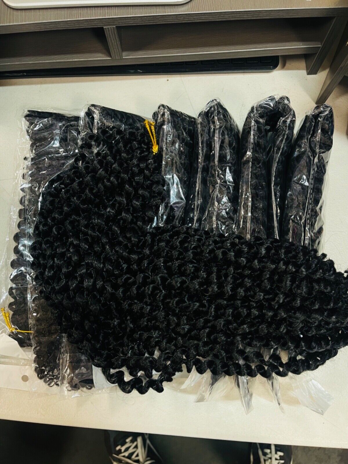 Passion Twist Hair 24 Inch 7 Packs Water Wave Crochet Hair Briads Pre-looped Bra