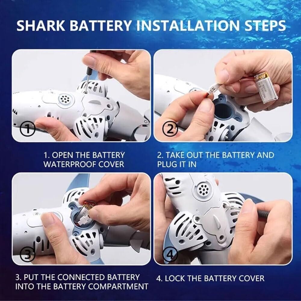 RC Shark, RC Shark Suitable for Swimming Pools and Lakes, Simulated RC Shark