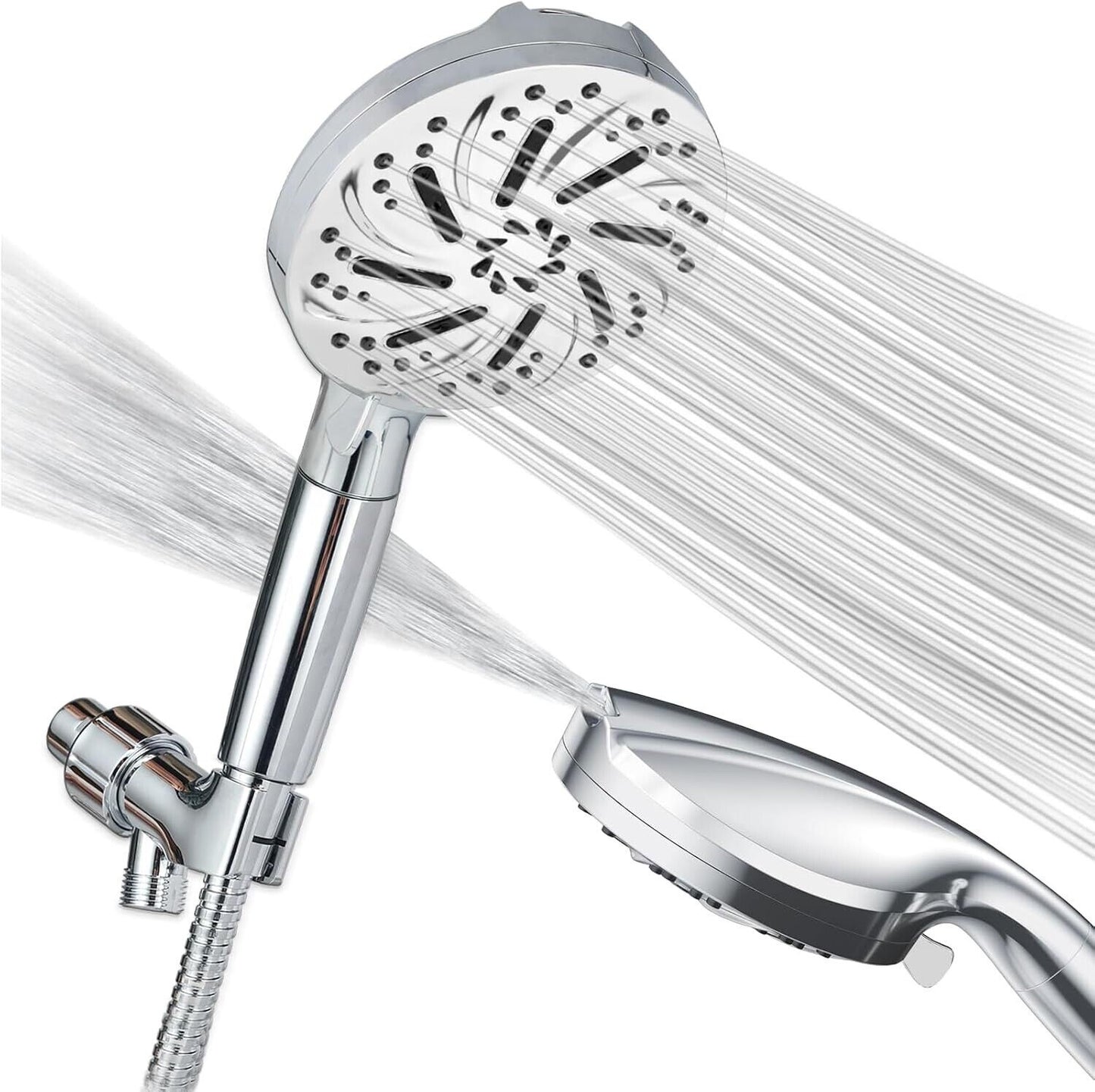 Handheld High Pressure 10 Spray Mode Shower Head With Filter