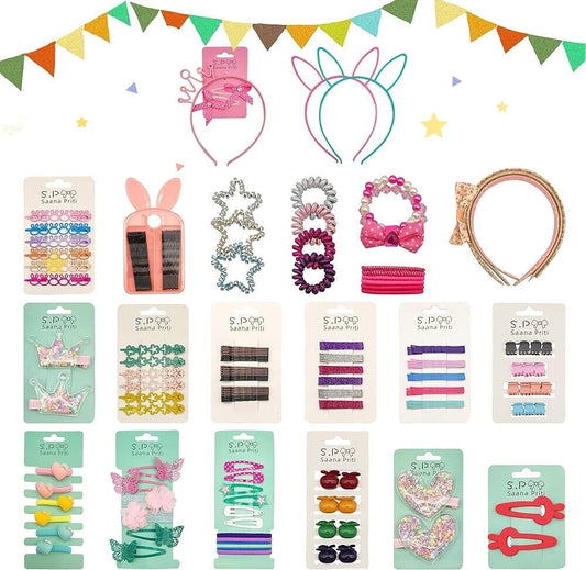 Hair Clips(Hair Clip Set for Girls Cute Slip Metal Shiny Snap Hair Clips