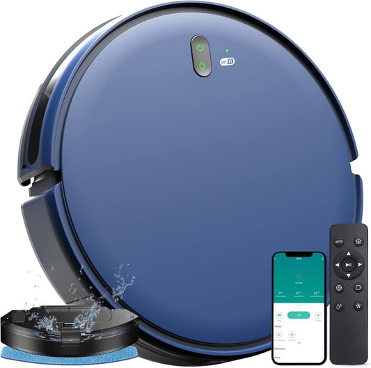 Robot Vacuum and Mop Combo, 3 in 1 Mopping Robotic Vacuum with Schedule, App/Blu