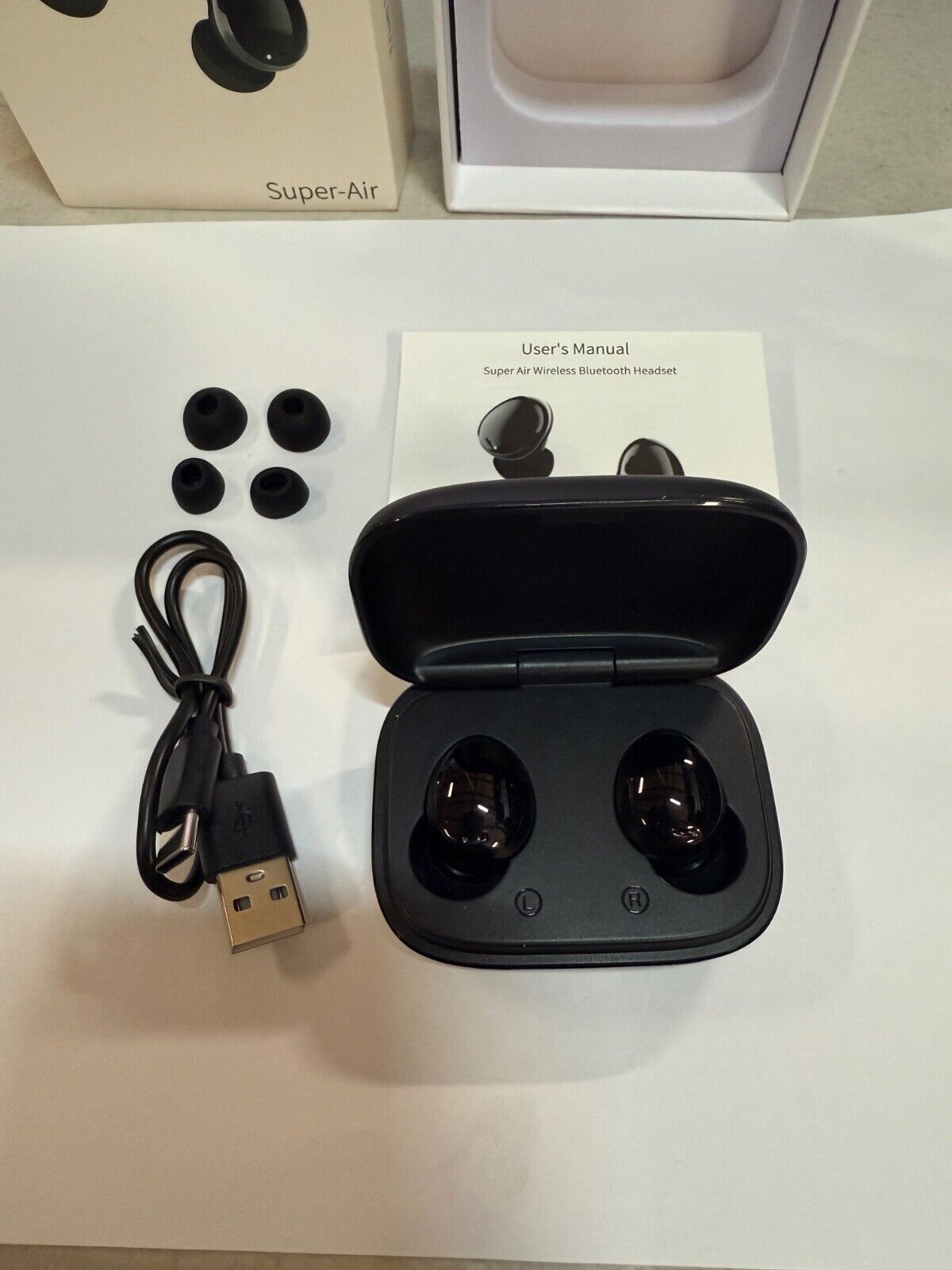 Wireless Earbuds Bluetooth Headphones Big Bass, Bluetooth 5.3, 30H Long Playtime