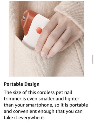 Dog Nail Grinder Upgraded - Professional Pet Nail Not For Large Dog