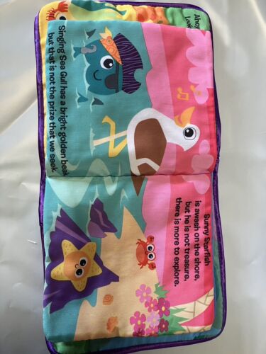 Soft Baby Cloth Book Touch & Feel Crinkle Baby Toy for Infants