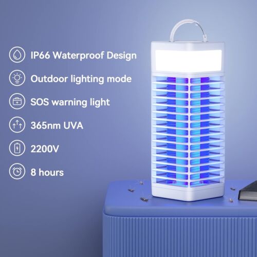 2pcs camping light with Bug Zapper Mosquito Zapper, Indoor/Outdoor,