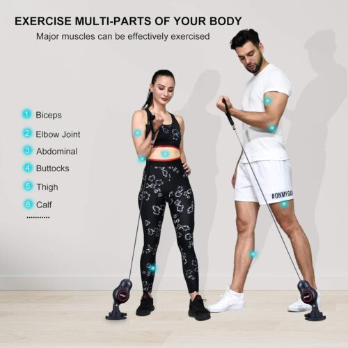 Exercise Bands for Working Out,Adjustable Resistance Bands with Handle