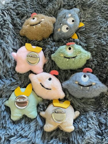 8 PCs little monster brooches cute monsters