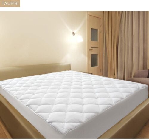 Taupiri King Quilted Mattress Pad Cover with Deep Pocket (8"-21")