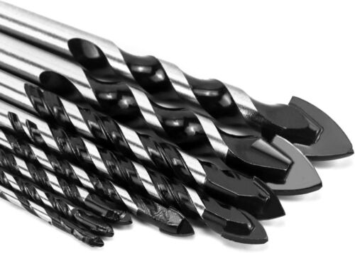 8 Pcs Set ( 3, 4, 5, 6, 8, 10, 14, 16 mm ) Multi-Material Drill Bit Set