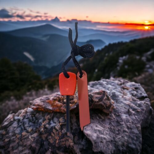 Outdoor Survival Magnesium Flint Stone Fire Starter Emergency Lighter Camping