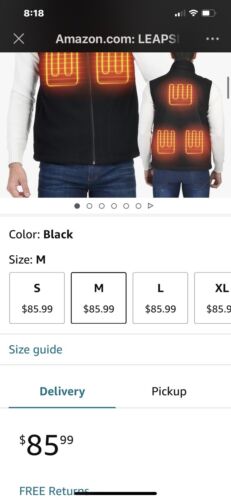 Size XXL-Heated Vest for Men with Battery Pack Included, Lightweight