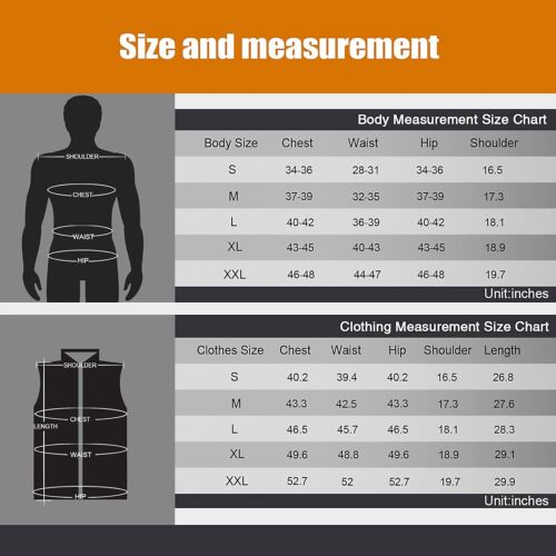 Size XXL-Heated Vest for Men with Battery Pack Included, Lightweight