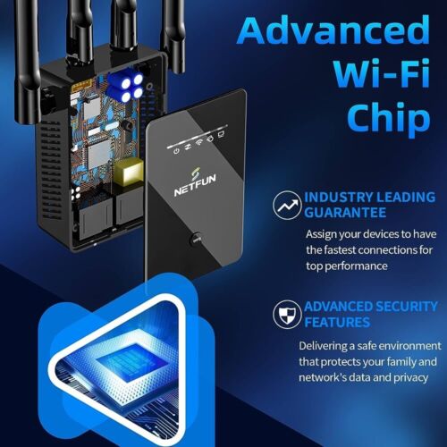 WiFi Extender Signal Booster Up To 9956 sq.ft Coverage