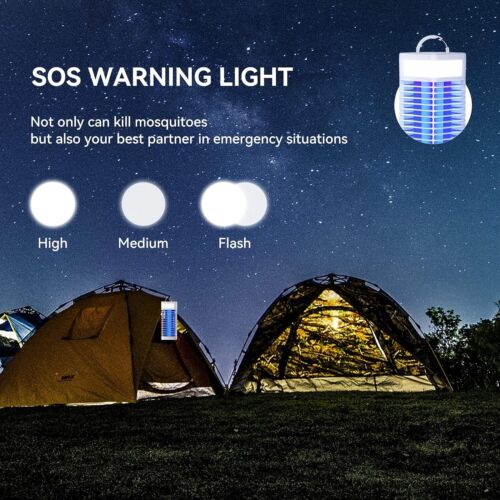 2pcs camping light with Bug Zapper Mosquito Zapper, Indoor/Outdoor,