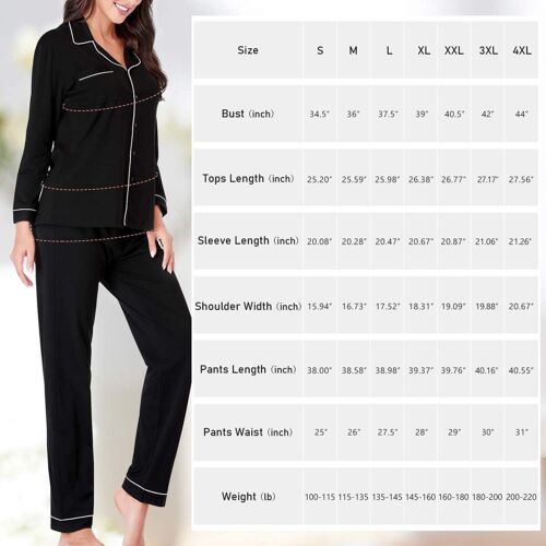 Women's Soft Pajama Set Two Piece Pajama Set Classic Comfort Pajamas LY888_1