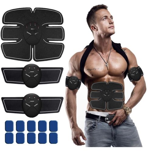 3Pack Abs Stimulator, Muscle Toner Portable Muscle Trainer, Intelligent Wireless