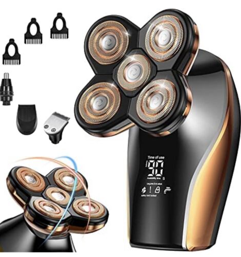 Electric Hair Remover Shavers Bald Head Razor Smooth Skull Cord Cordless Wet Dry