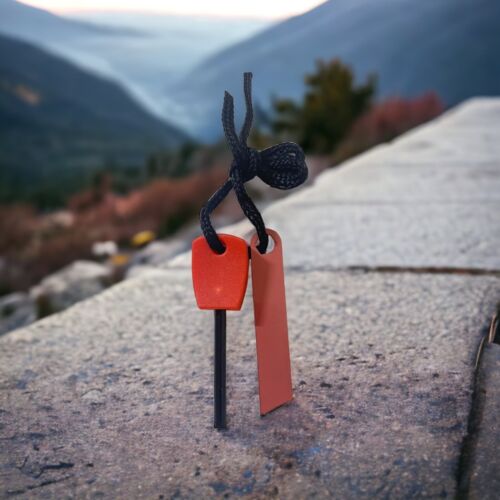 Outdoor Survival Magnesium Flint Stone Fire Starter Emergency Lighter Camping