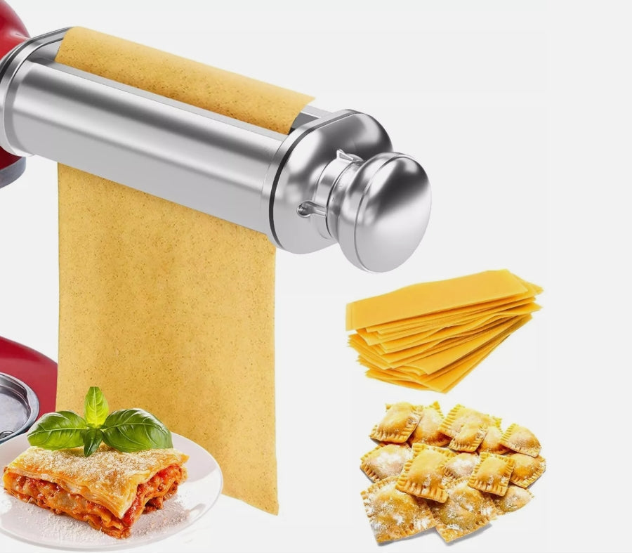 Pasta Maker Attachment Dough Roller for All Kitchenaid Mixers,Spaghetti Cutter..