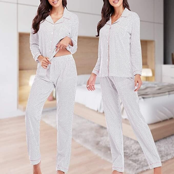 Women's Soft Pajama Set Two Piece Pajama Set Comfort Pajamas LY888_2