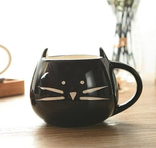 400ml Cute Cat Animal Coffee Milk Mug Creative Ceramic Cups Porcelain