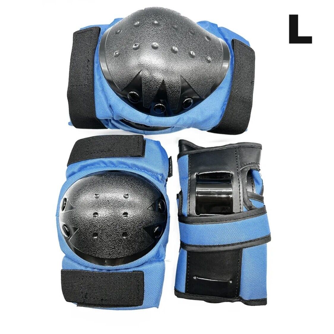 Adult/Youth/Kids Knee Pads and Elbow Pads Wrist Guards Protective Gear Set Sport