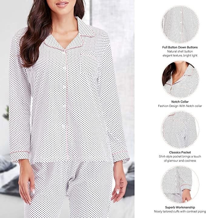 Women's Soft Pajama Set Two Piece Pajama Set Comfort Pajamas LY888_2