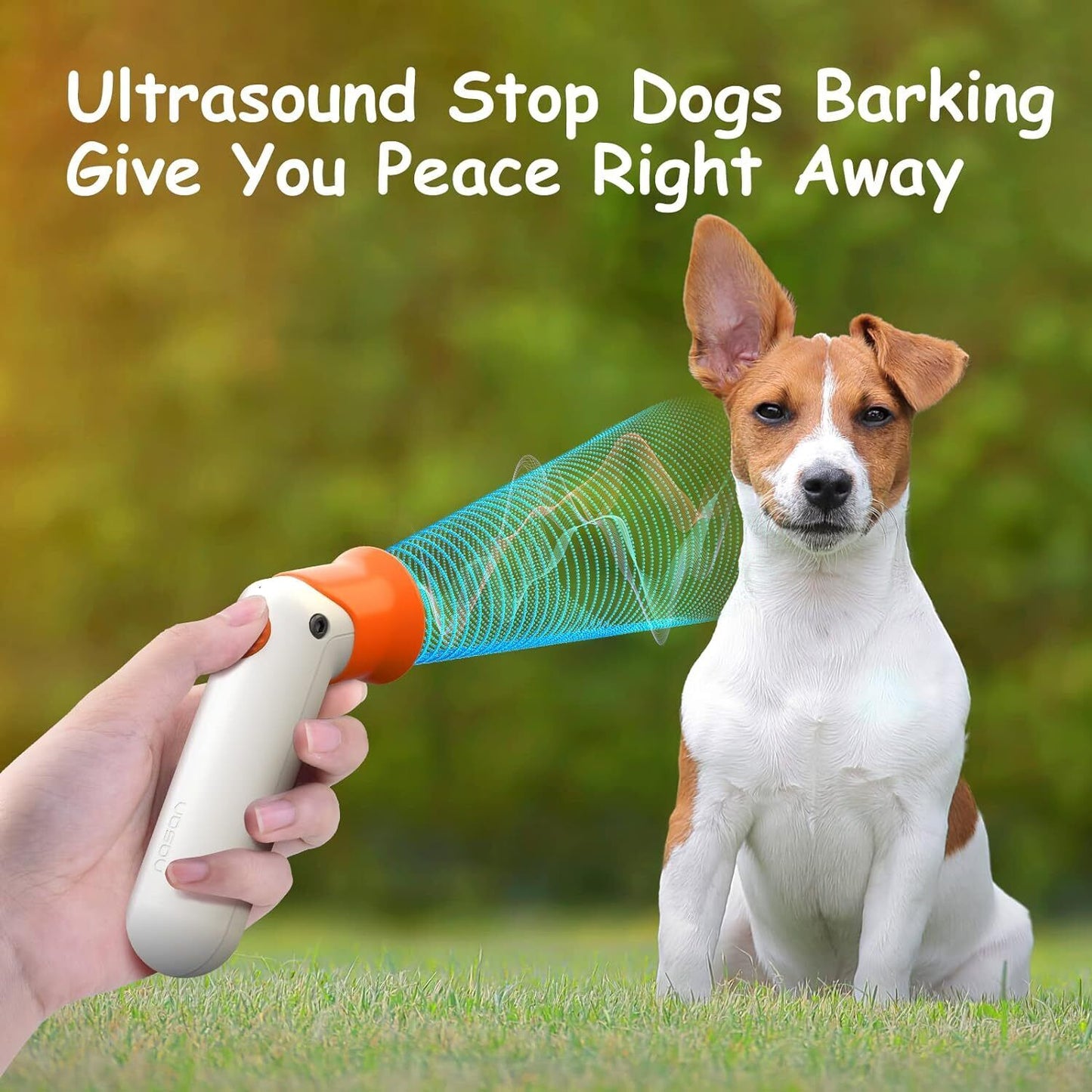 Dog Bark Deterrent, 2-in-1 Dog Training Tools, 30FT Control Range Anti Barking D