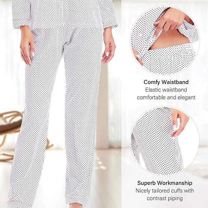 Women's Soft Pajama Set Two Piece Pajama Set Comfort Pajamas LY888_2