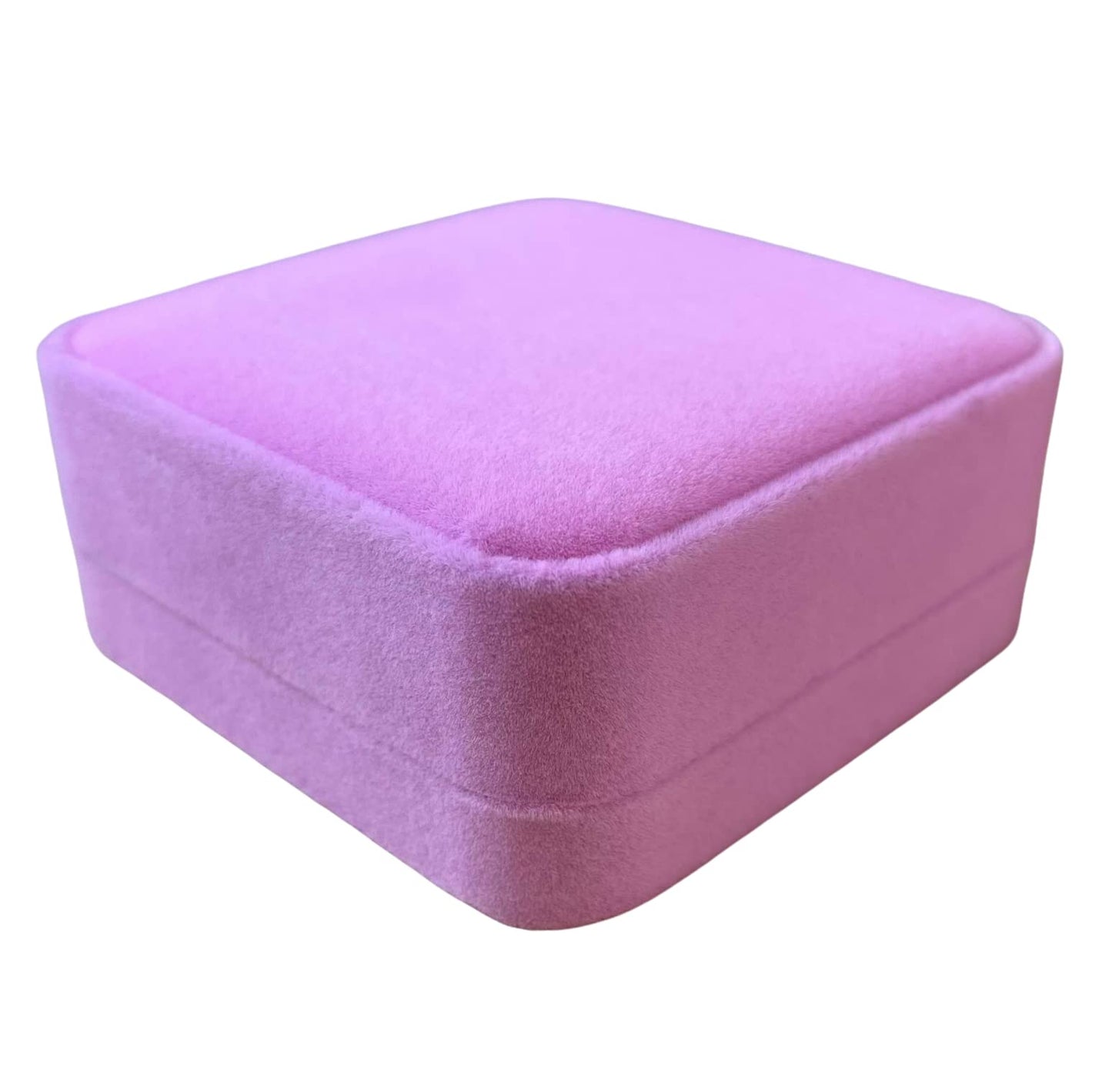 2 PCs Pink Velvet Bangle Gift Box Bracelet Storage Bracelet box