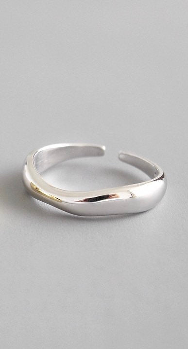 Rings Irregular shape US Seller S925 Sterling Silver Rings Christmas gift with box F05