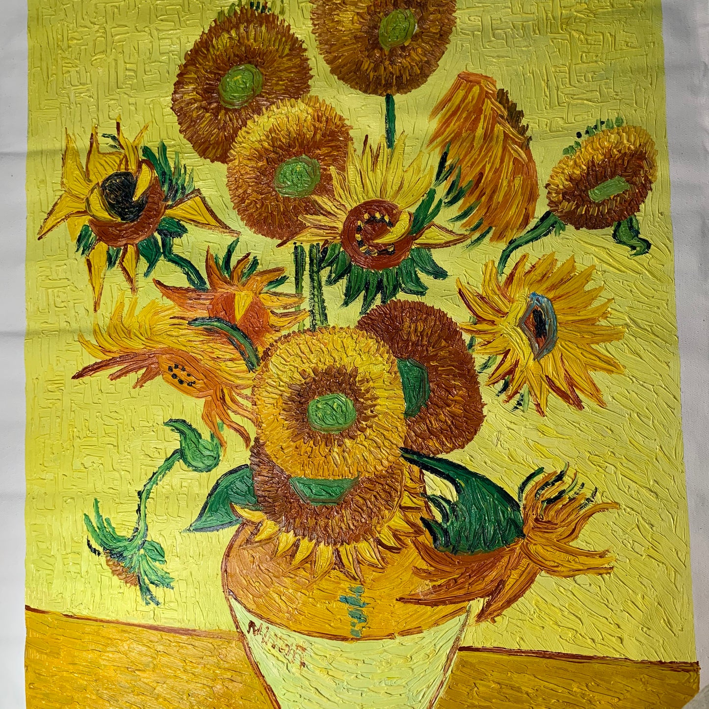 24.5in×36in van Gogh‘s Sunflower Oil on canvas