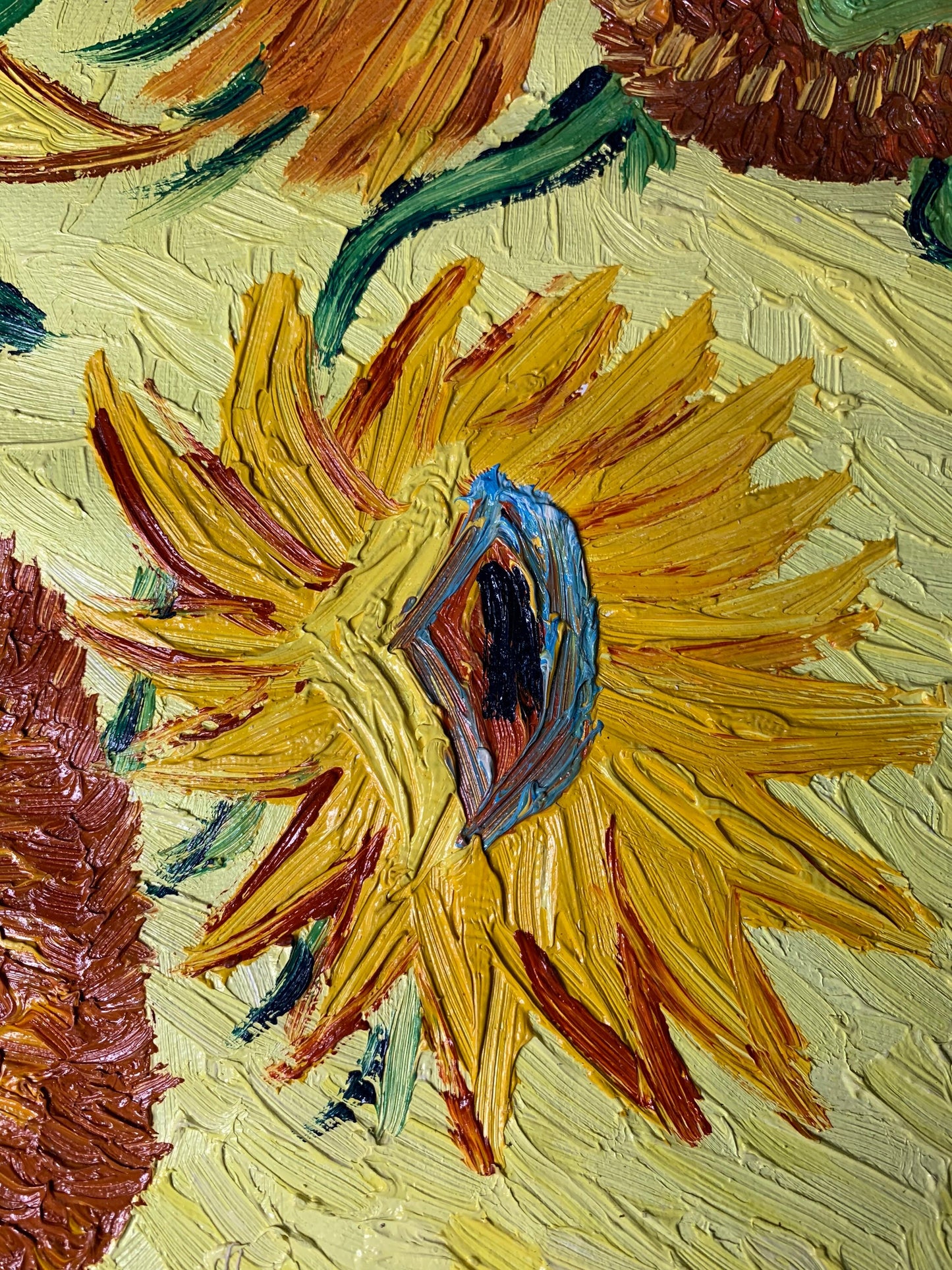 24.5in×36in van Gogh‘s Sunflower Oil on canvas