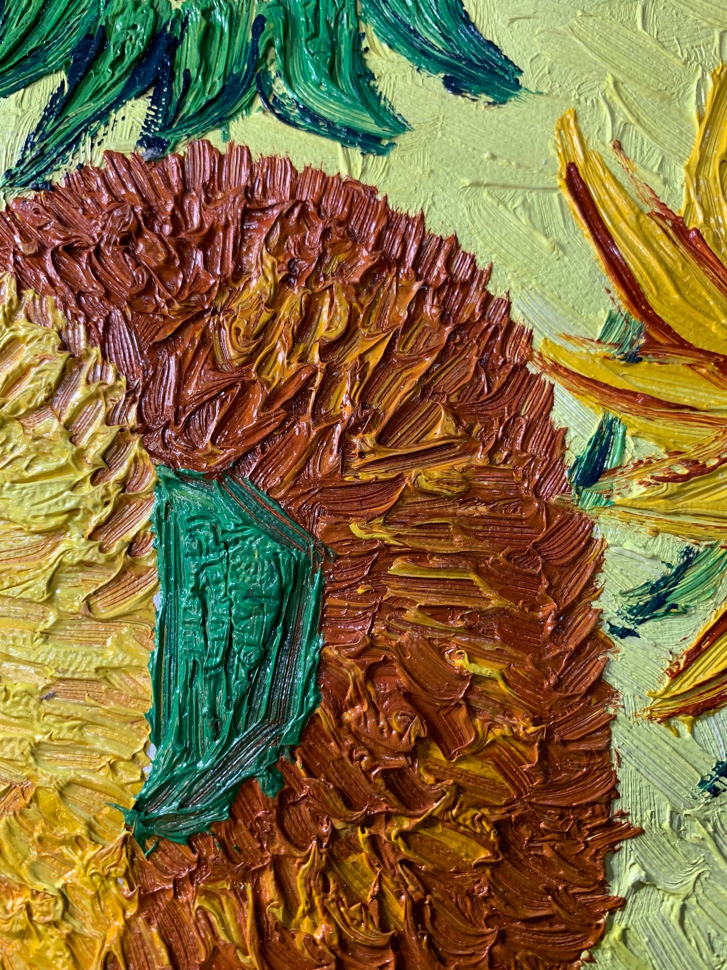 24.5in×36in van Gogh‘s Sunflower Oil on canvas