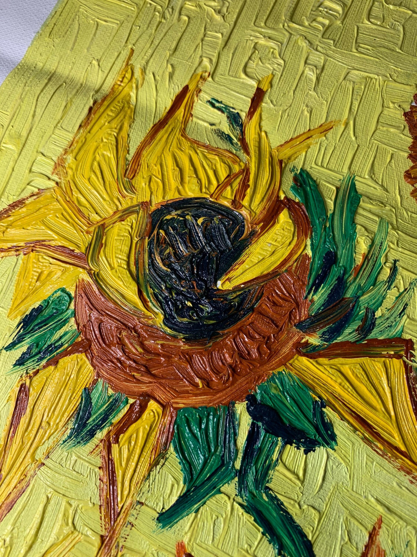 24.5in×36in van Gogh‘s Sunflower Oil on canvas