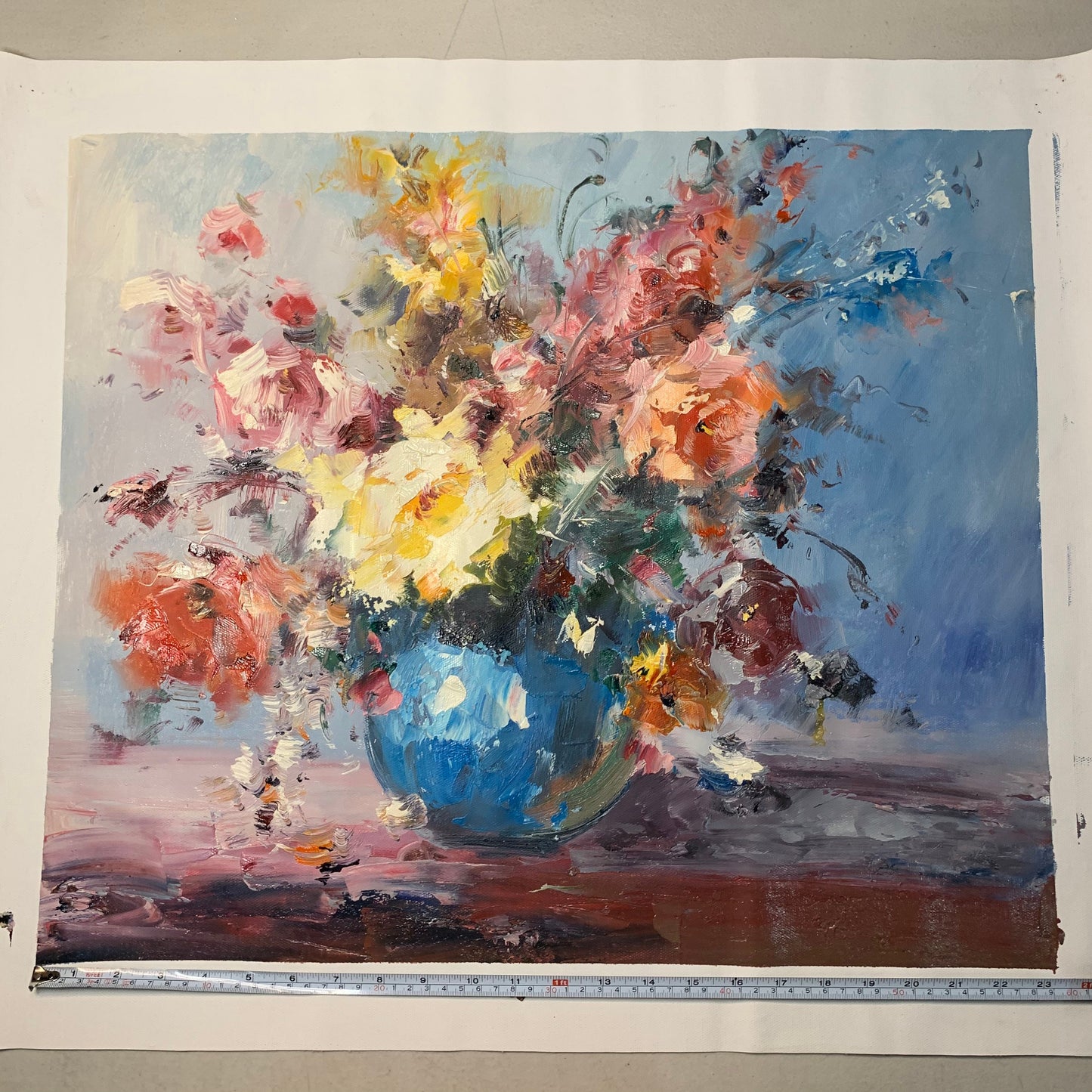 20×24in oil paintings vase flowers 100% hand-painted