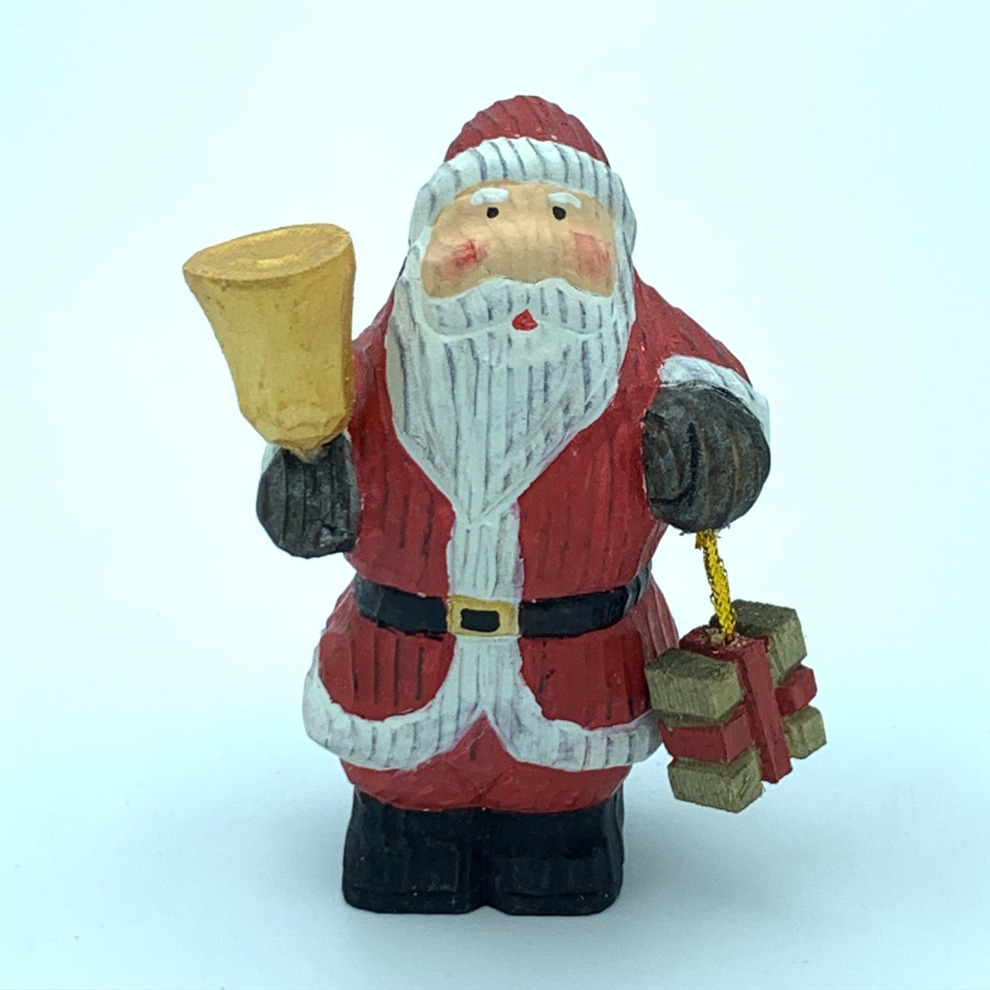 YEEYAYA Wood sculpture Hand Carved Wood Wooden Santa Claus Figurine Christmas gift Wood Statue Room Decor home Decor