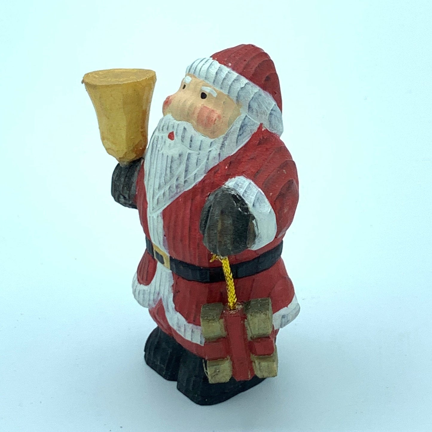 YEEYAYA Wood sculpture Hand Carved Wood Wooden Santa Claus Figurine Christmas gift Wood Statue Room Decor home Decor