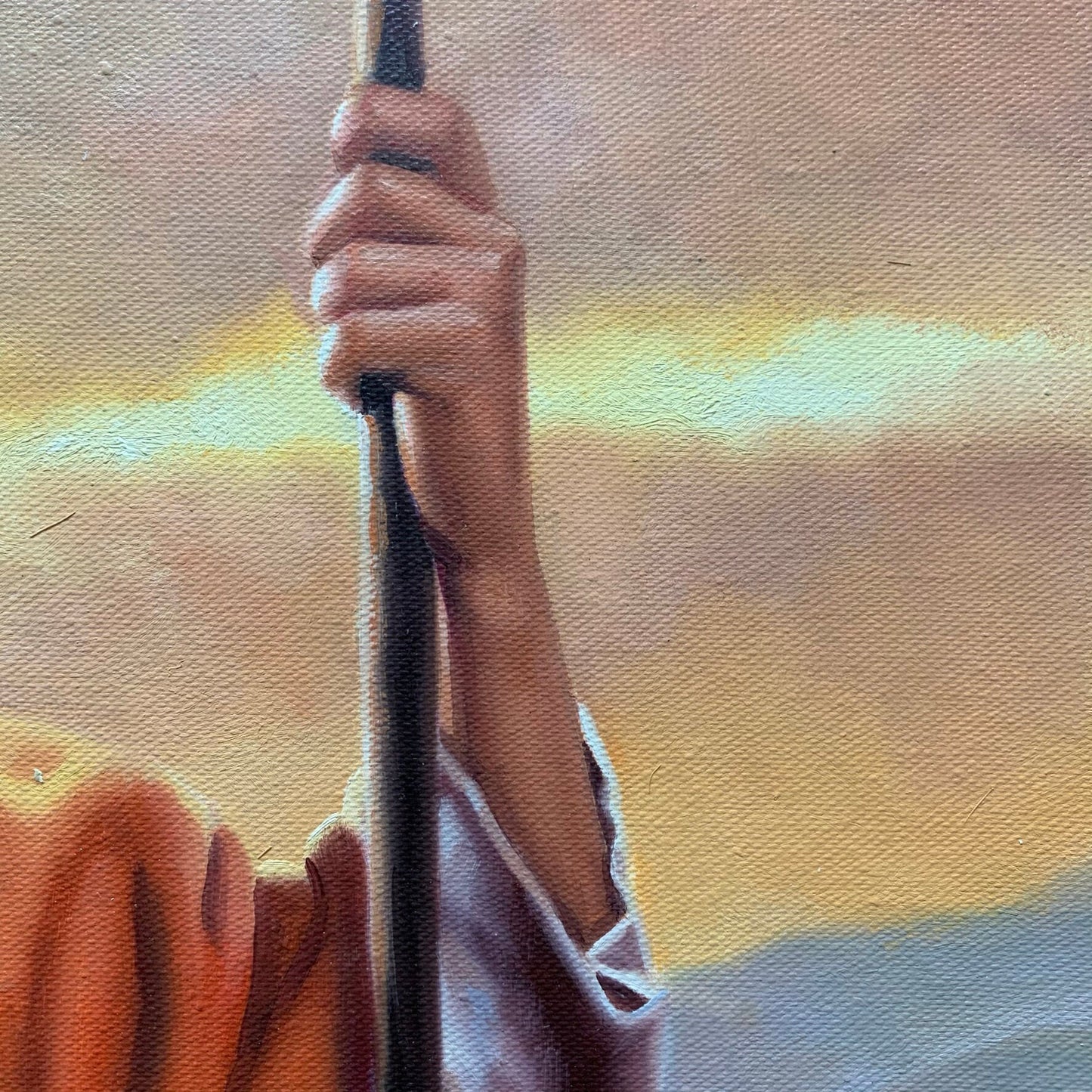 100% hand-painted 36in x24in Jesus oil paintings