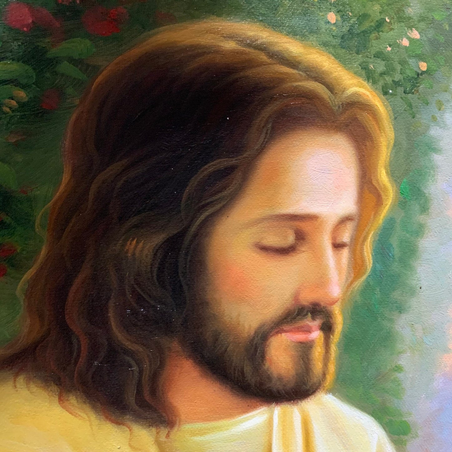 100% hand-painted Jesus  36x24 inch oil paintings The classical field