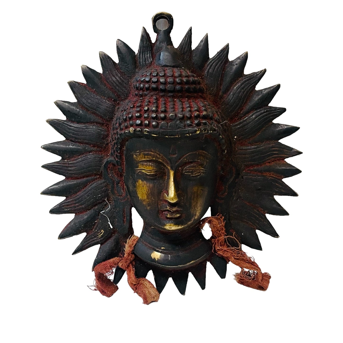 7-inch brass Buddhist pendant in Los Angeles copper Buddhist bronze statue