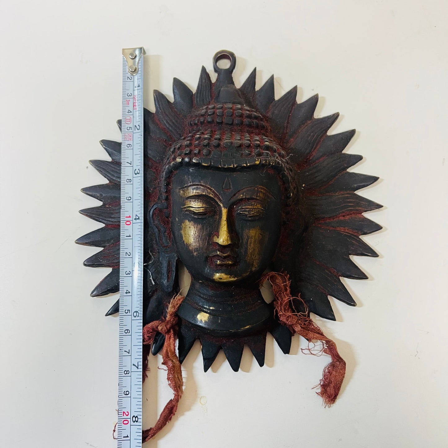 7-inch brass Buddhist pendant in Los Angeles copper Buddhist bronze statue