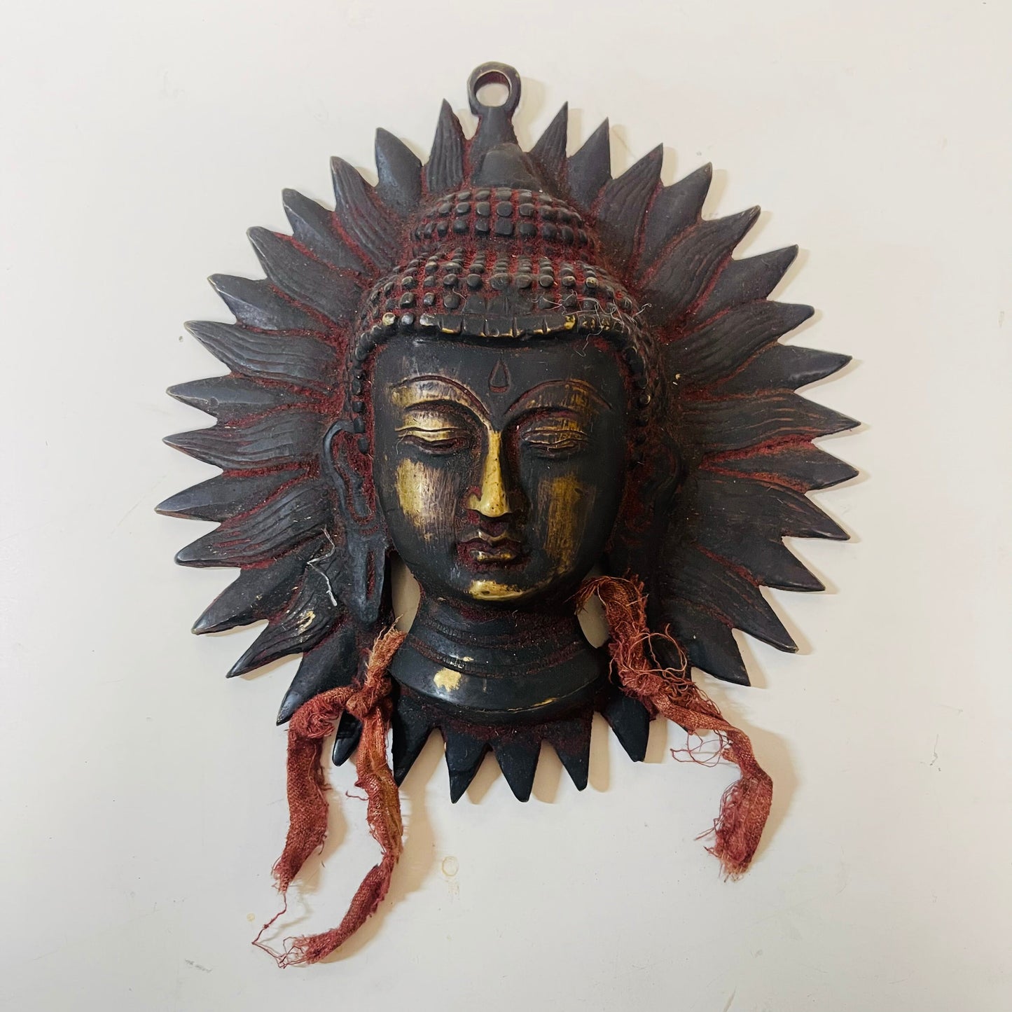 7-inch brass Buddhist pendant in Los Angeles copper Buddhist bronze statue